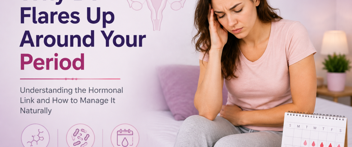 Why BV Flares Around Your Period - Ecotas BV